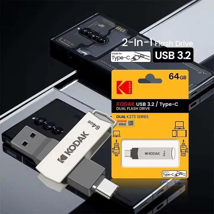 Kodak Dual Flash Drive USB-A 3.2/Type-C 64GB